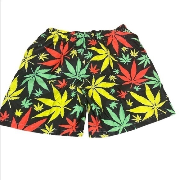 Unbranded Men’s Swimwear bottom BLACK RED YELLOW GREEN New Size XXL - Picture 6 of 7